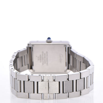 Cartier Stainless Steel 24mm Tank Solo Quartz Watch 4 of 13