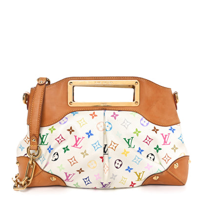 Louis Vuitton Monogram Multicolor Judy MM White 1 of 9