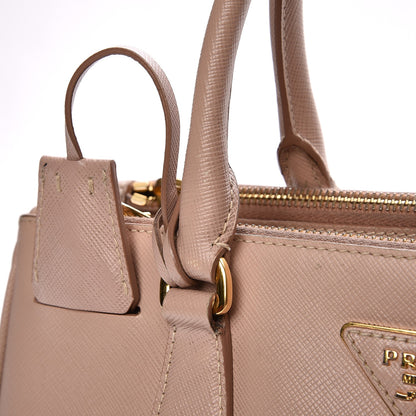 Prada Saffiano Small Galleria Double Zip Tote Cammeo 17 of 25