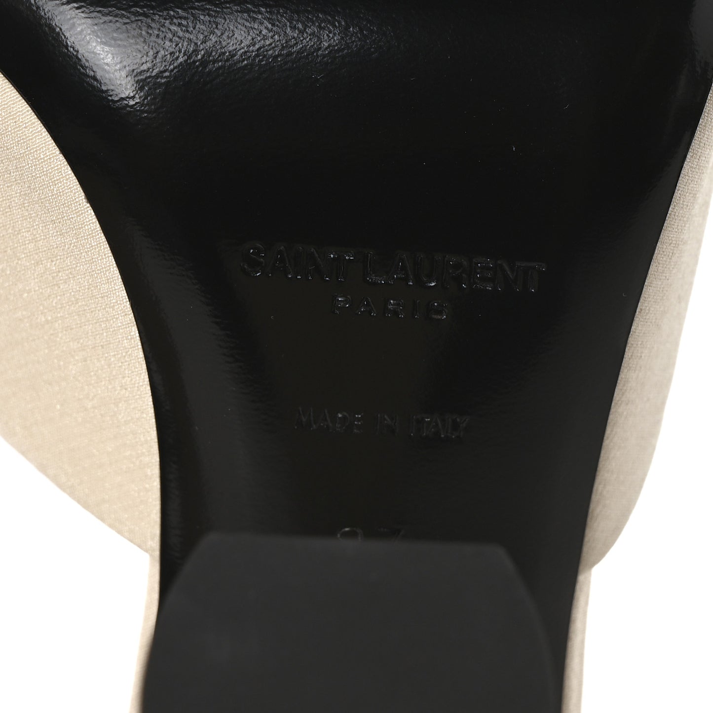 Crepe De Chine Suite Mule Sandals 37 Pale Sand