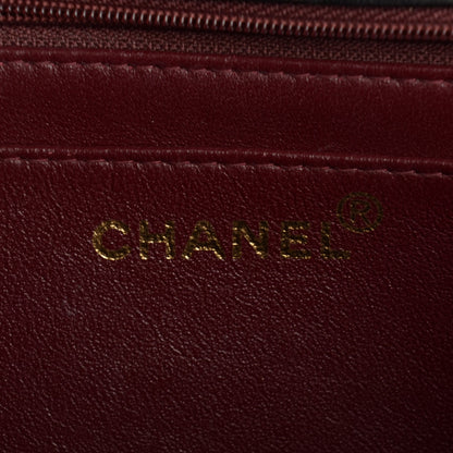 Chanel Lambskin Quilted Jumbo Flap Black 7 of 9