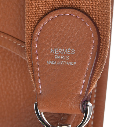 Hermes Taurillon Clemence Evelyne III PM Gold 10 of 10