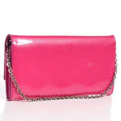 Christian Dior Patent Ultimate Rendez-Vous Convertible Wallet Fuchsia 3 of 8