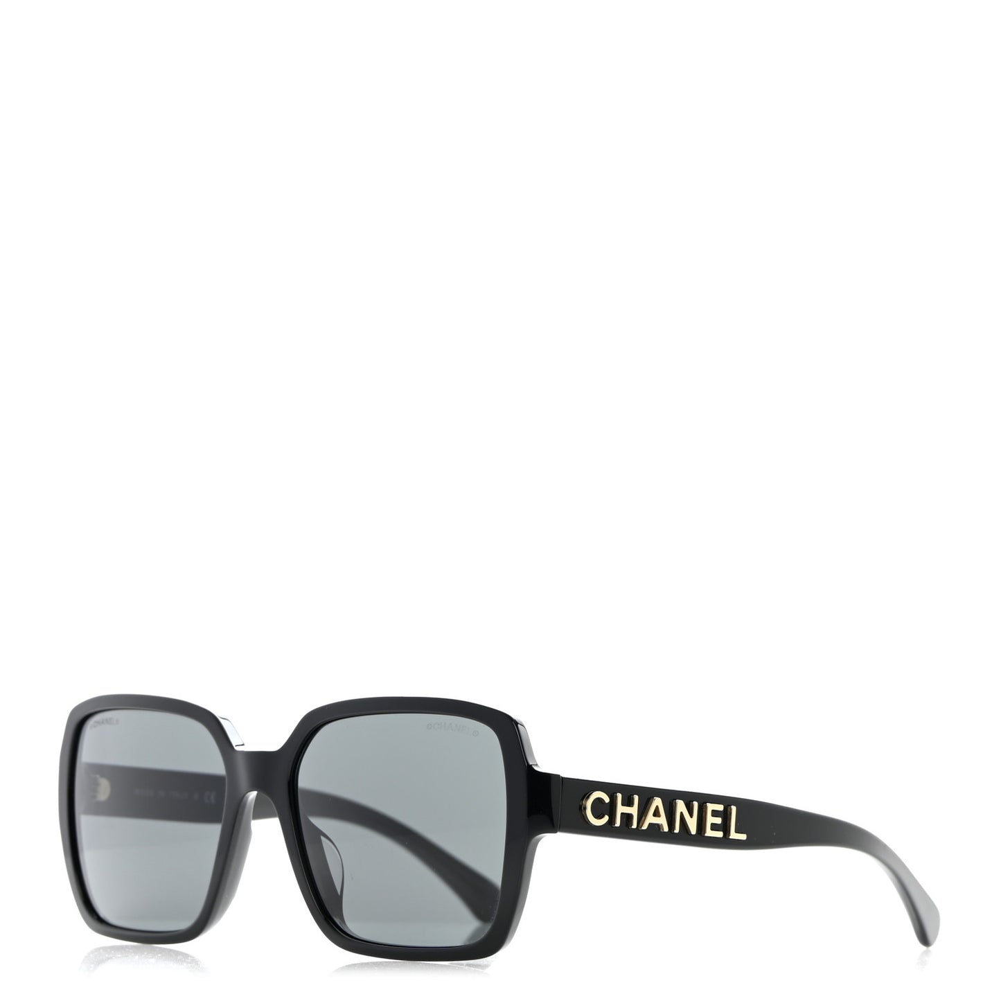 Acetate Square Sunglasses 5408-A Black