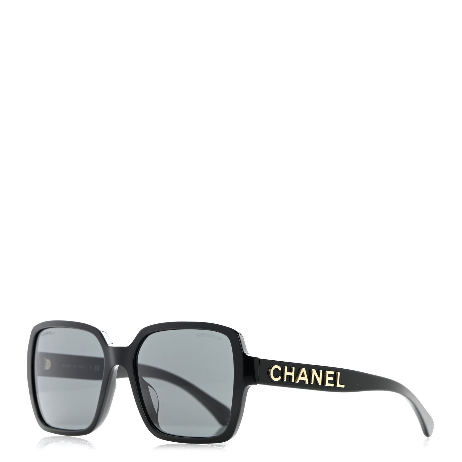 Chanel Acetate Square Sunglasses 5408-A Black 1 of 8