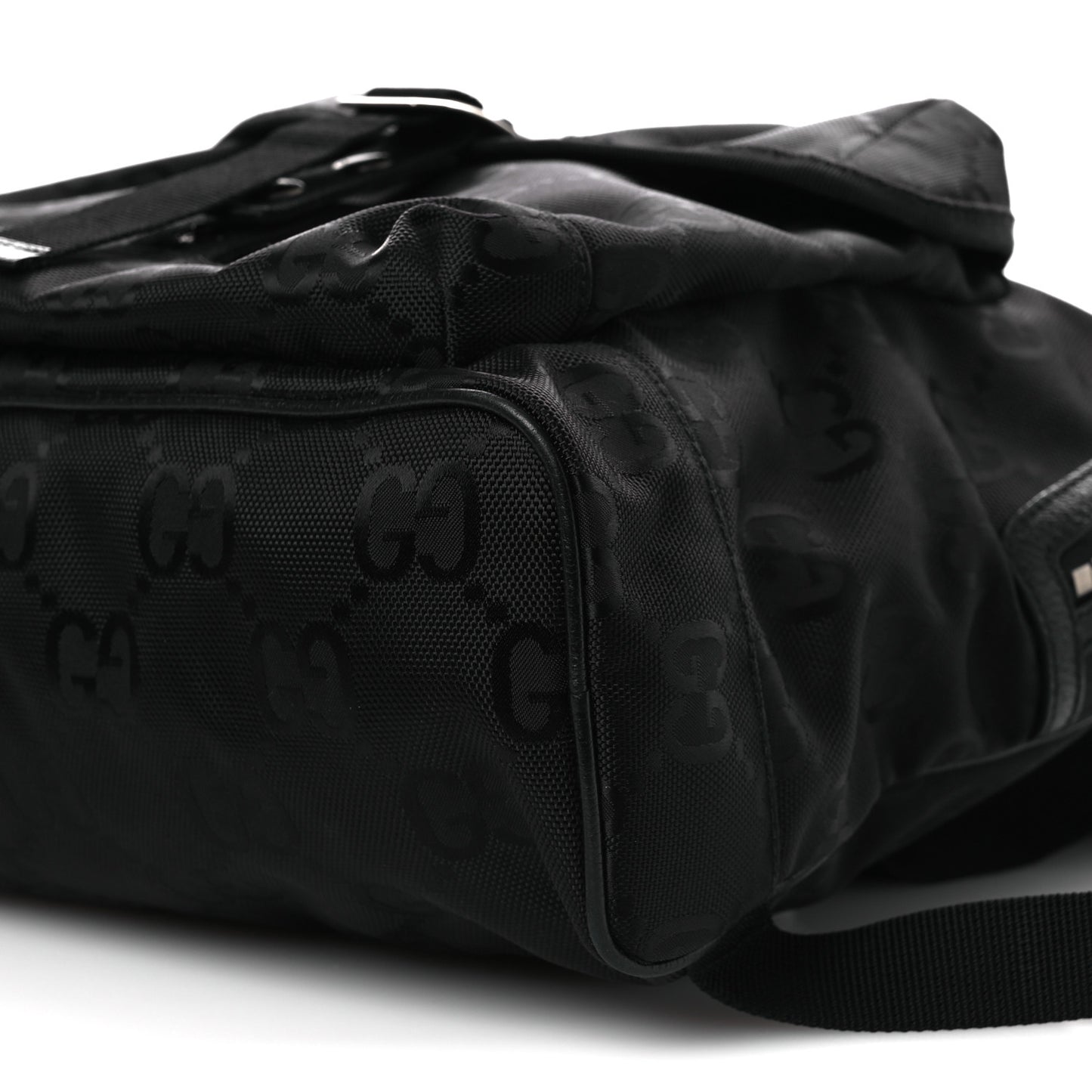 Econyl Nylon Monogram Off The Grid Backpack Black