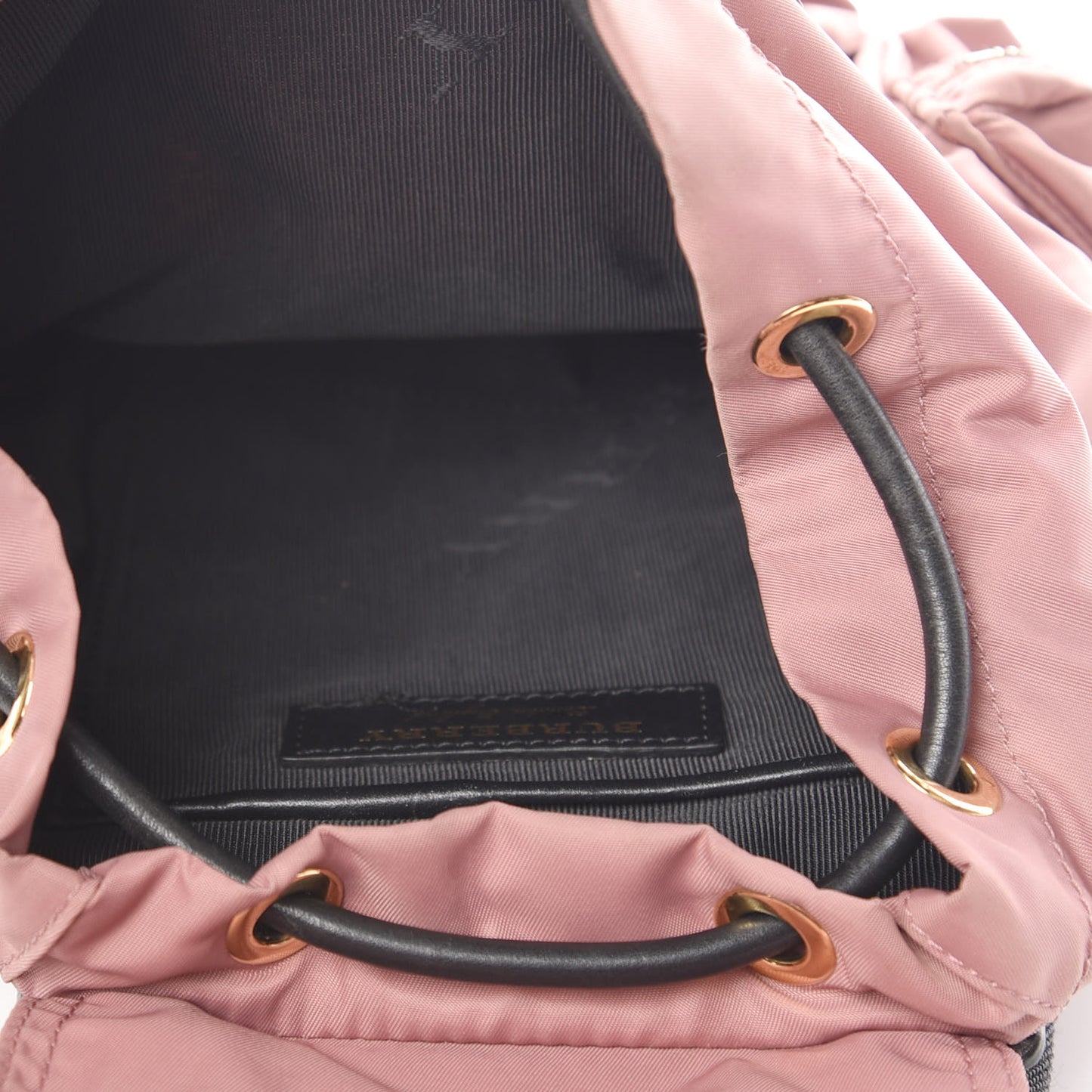 Nylon Small Rucksack Backpack Mauve Pink