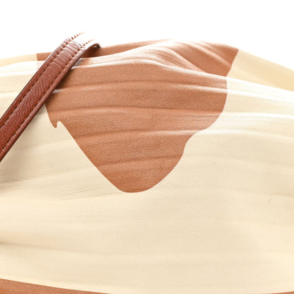 Loewe X HOWLS MOVING CASTLE Lambskin Pleated Heen Bracelet Pouch Shoulder Bag Rust 7 of 11