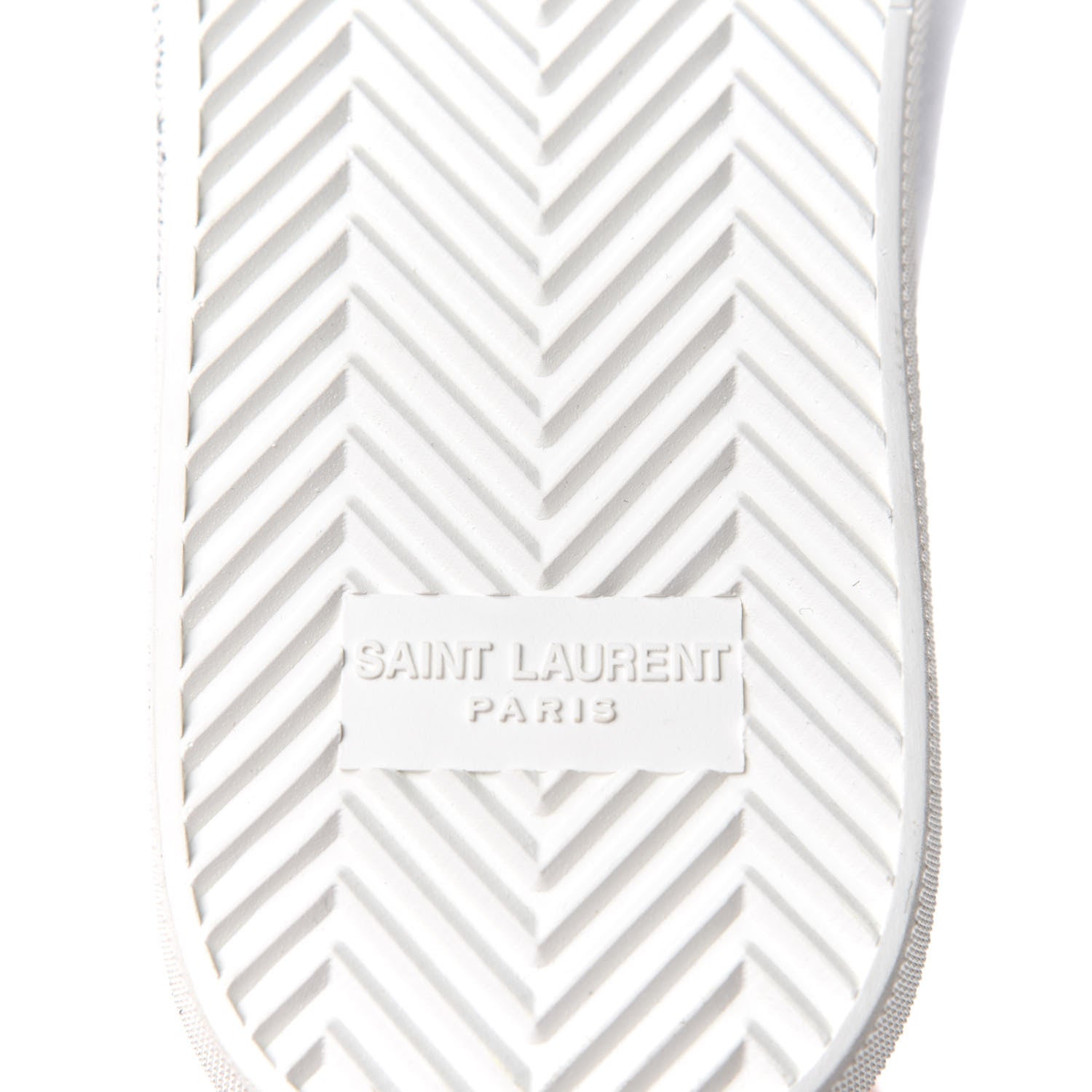 Saint Laurent Canvas Womens Malibu High Top Sneakers 38 Optic White 9 of 11