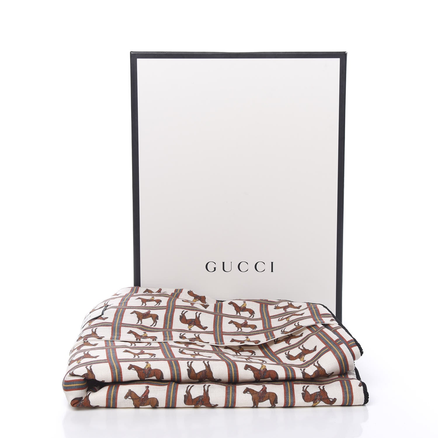 Gucci Equestrian Print Canvas Garment Weekend Travel Bag 9 of 9