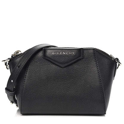 Givenchy Sugar Goatskin Nano Antigona Black 1 of 10