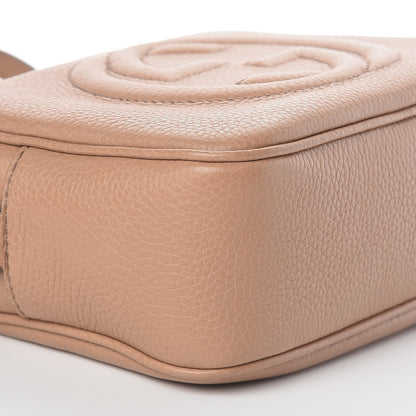 Gucci Pebbled Calfskin Small Soho Disco Bag Rose Beige 8 of 9