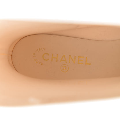Chanel Rubber Rain Boots 41 Ivory Black 8 of 11