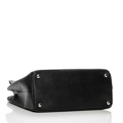 Prada Saffiano Lux Small Tote Nero Black 4 of 6