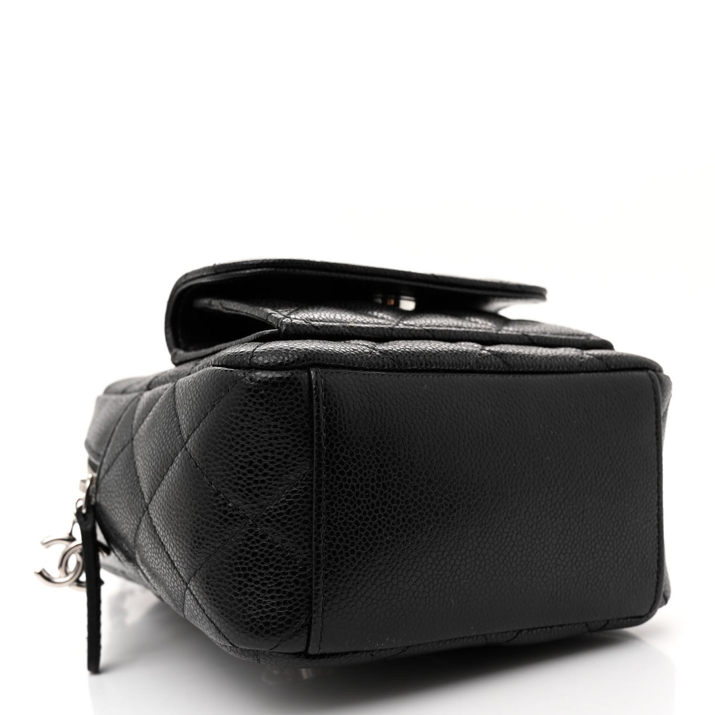 Caviar Quilted CC Mini Classic Backpack Black