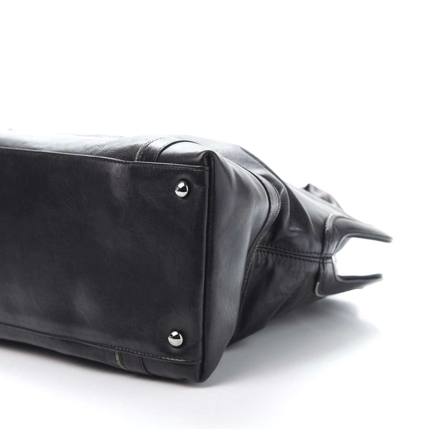 Lambskin East West Soho Shopper Black
