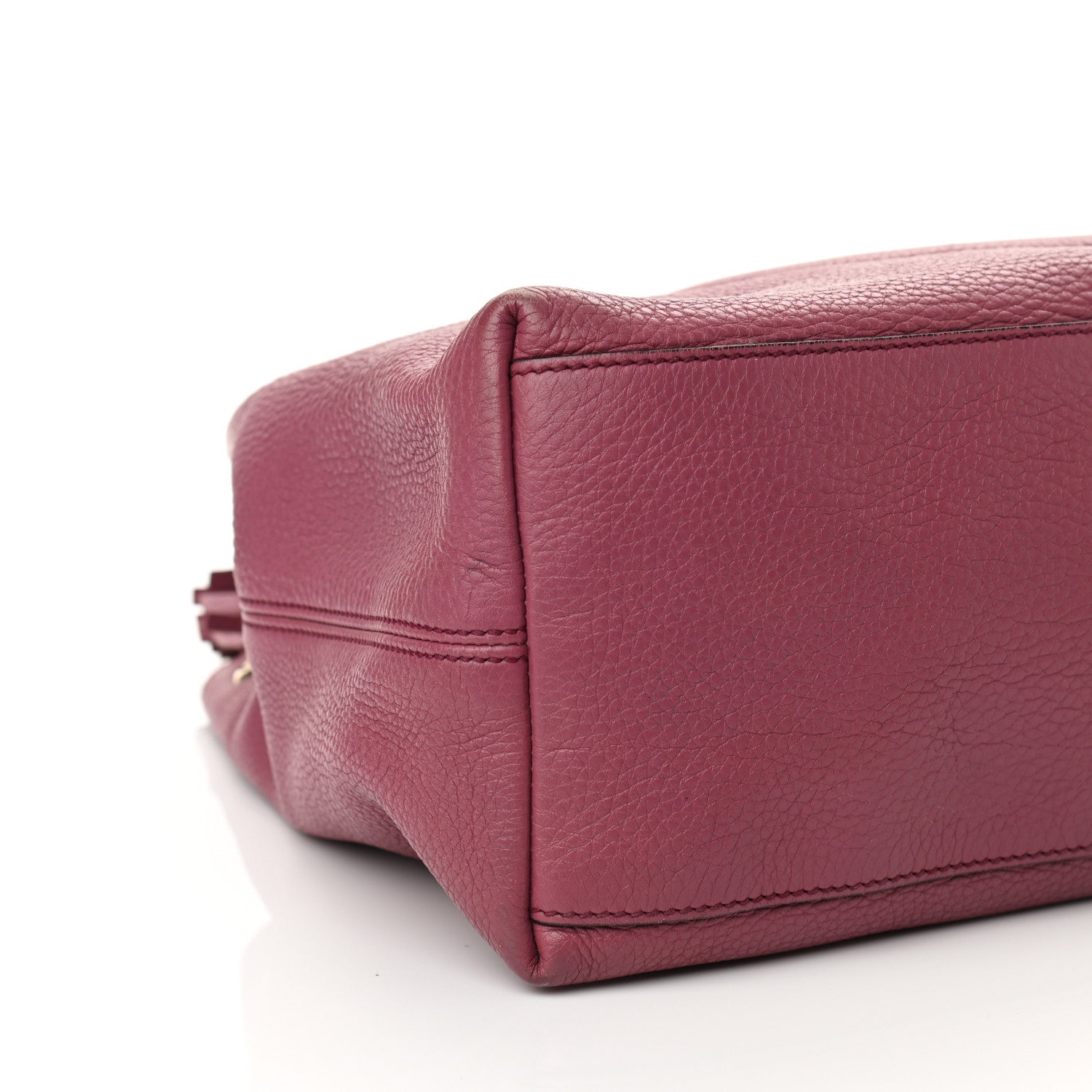Gucci Pebbled Calfskin Medium Soho Chain Shoulder Bag Peonia Flower 9 of 12