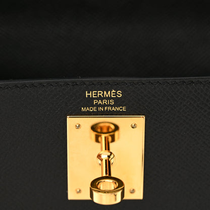Hermes Epsom Kelly Sellier 28 Black 6 of 13