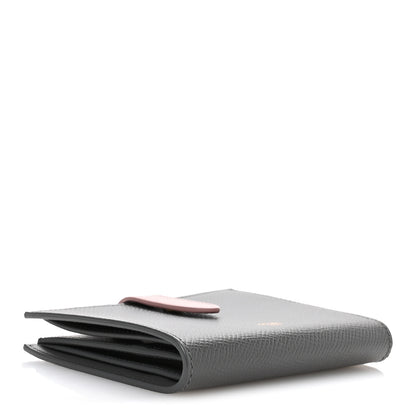 Celine Grained Calfskin Medium Multifunction Strap Wallet Grey Vintage Pink 4 of 10