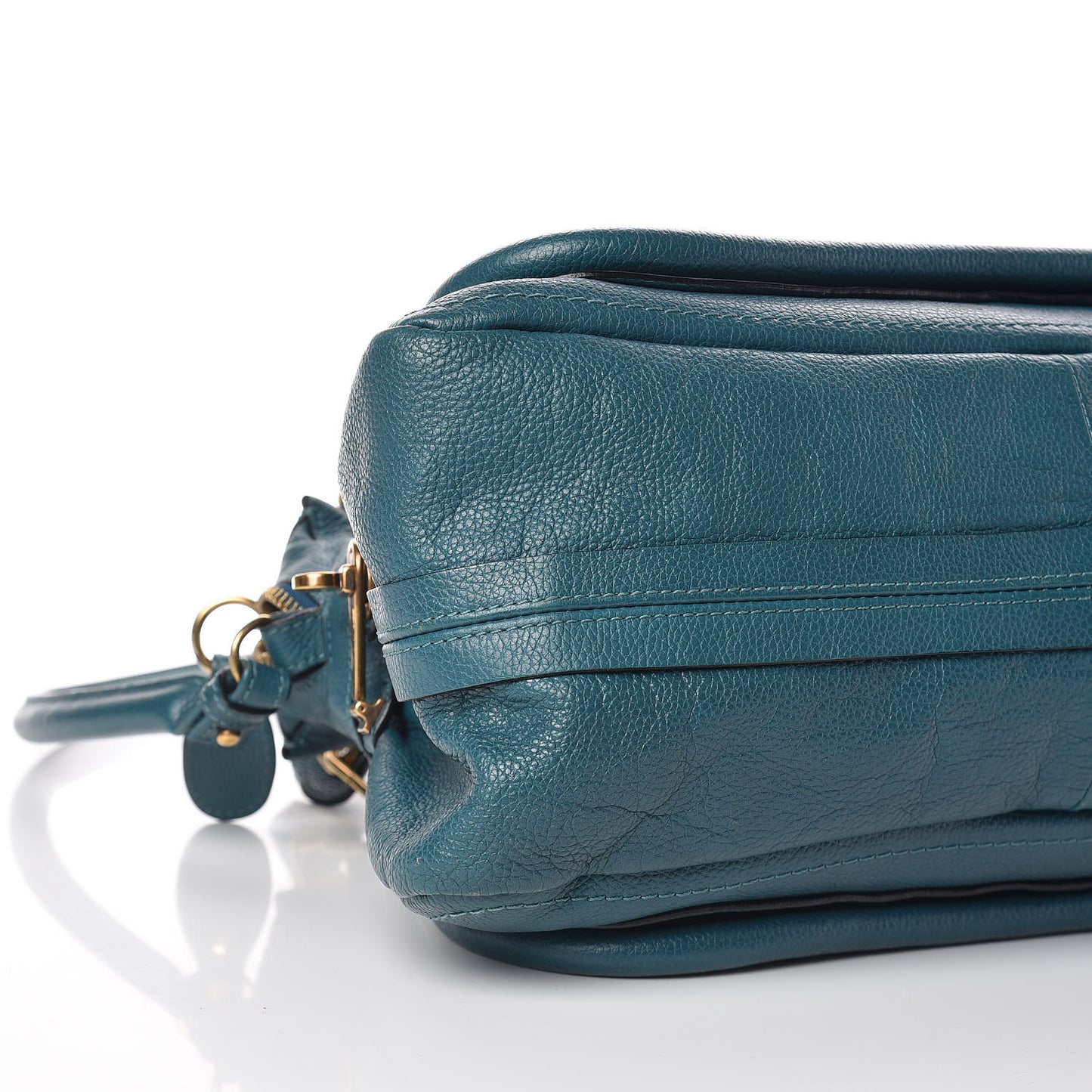 Calfskin Medium Paraty Peacock Blue
