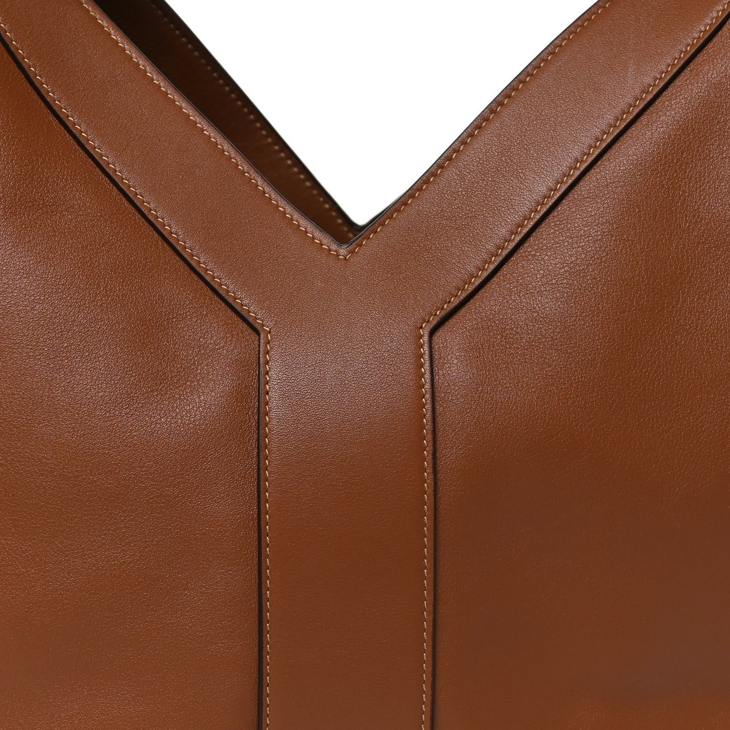 Santorini Lux Calfskin Y Drawstring Tote Brick