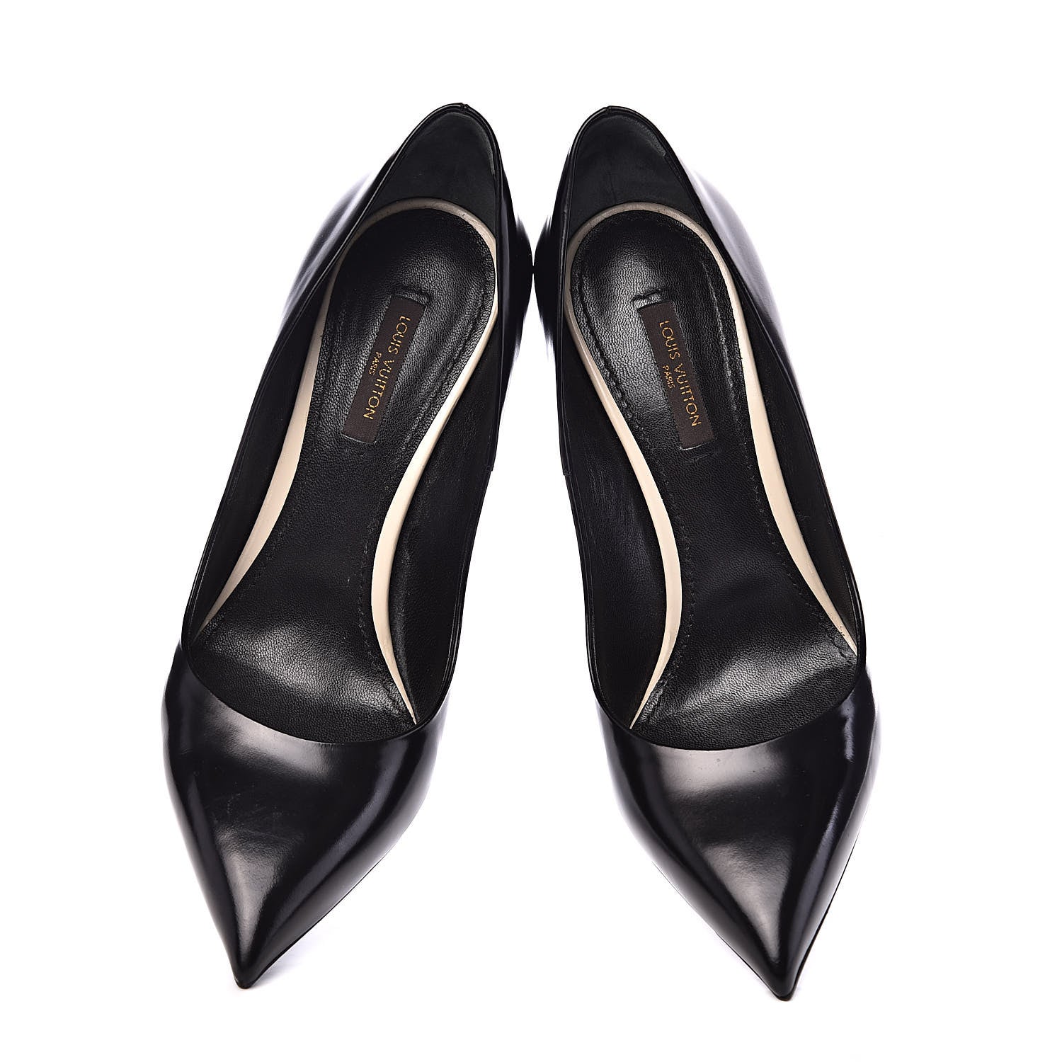 Louis Vuitton Calfskin Eyeline Pumps 37.5 Black 10 of 11