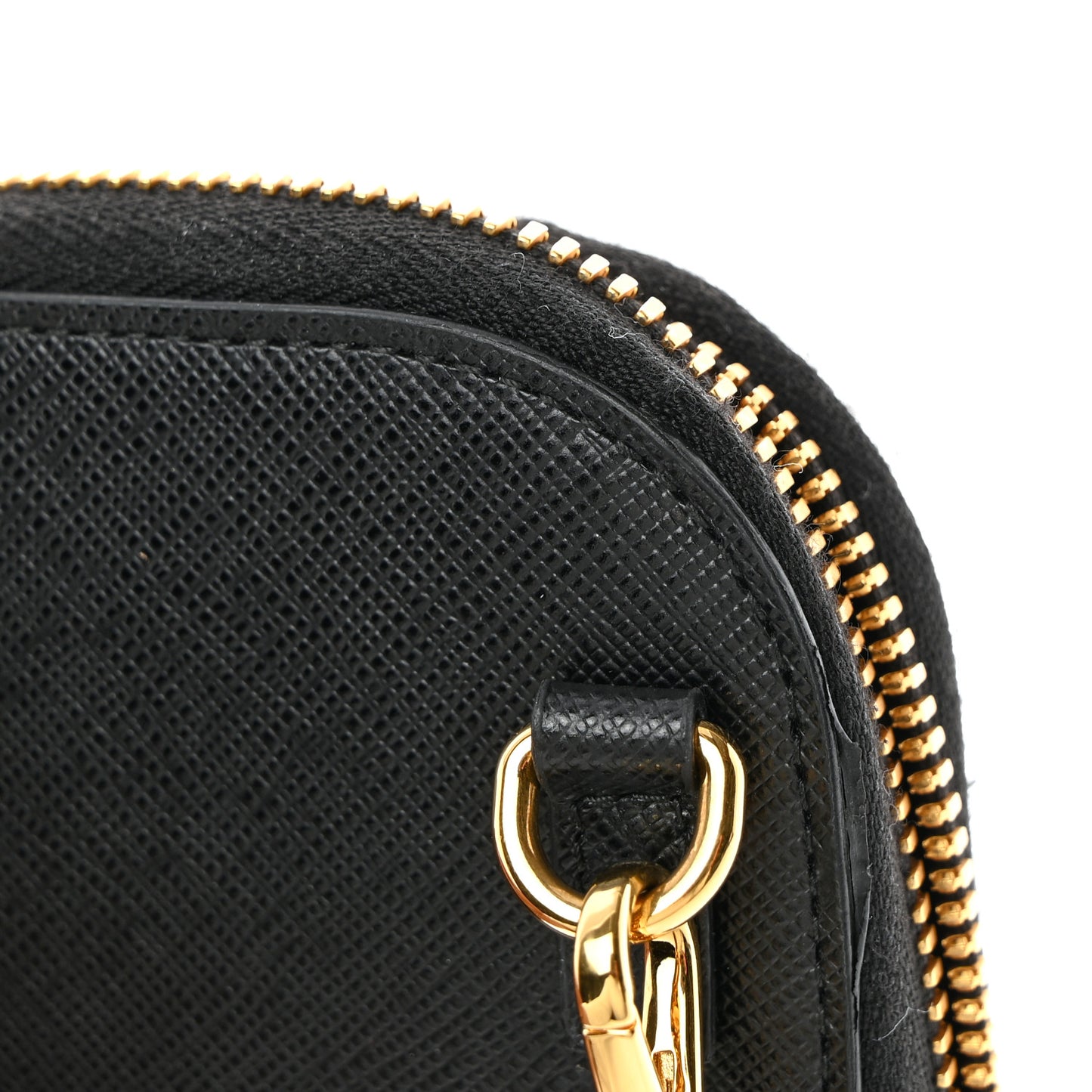 Saffiano Mini Crossbody Bag Black