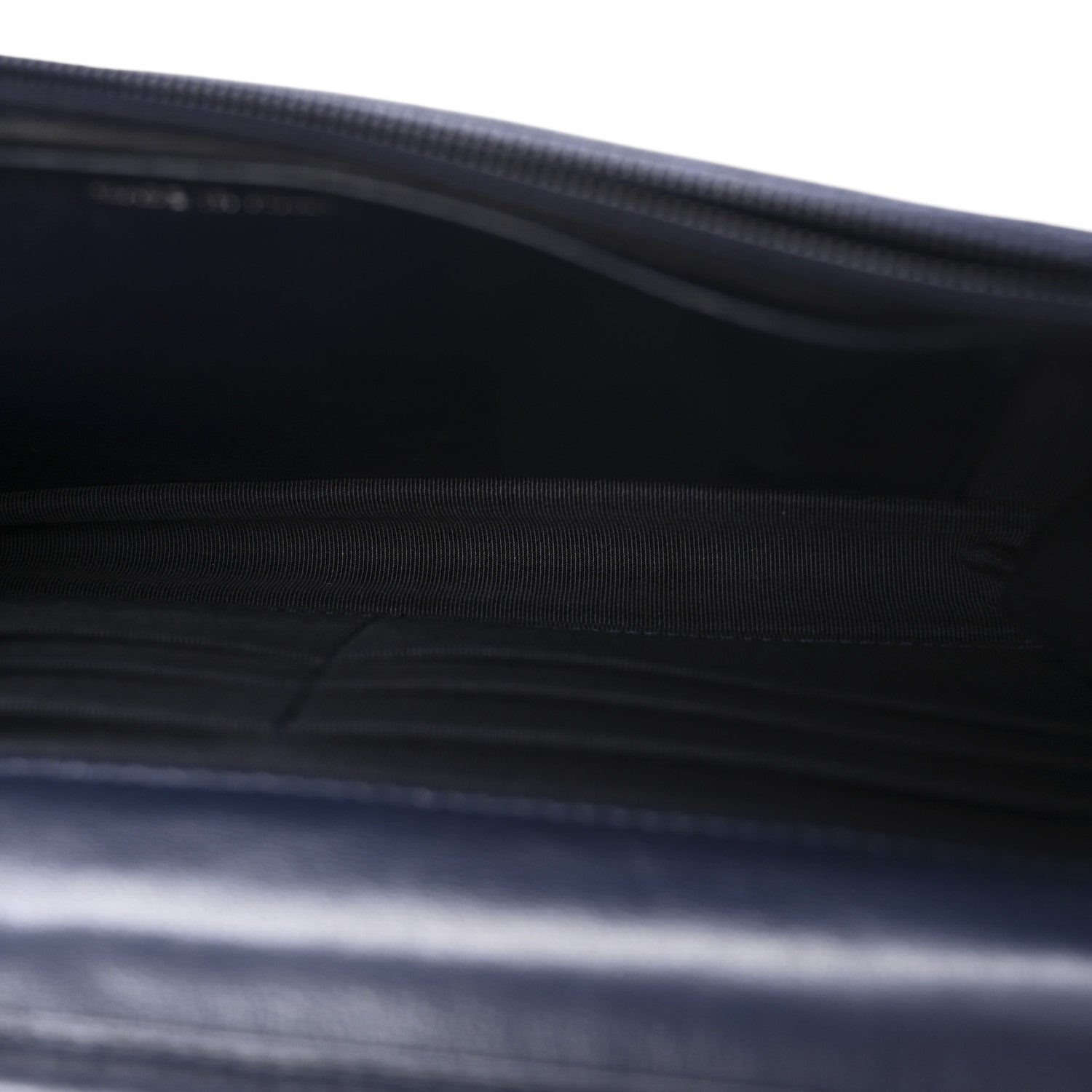 Chanel Lambskin Quilted Wallet On Chain WOC Navy Blue 5 of 11