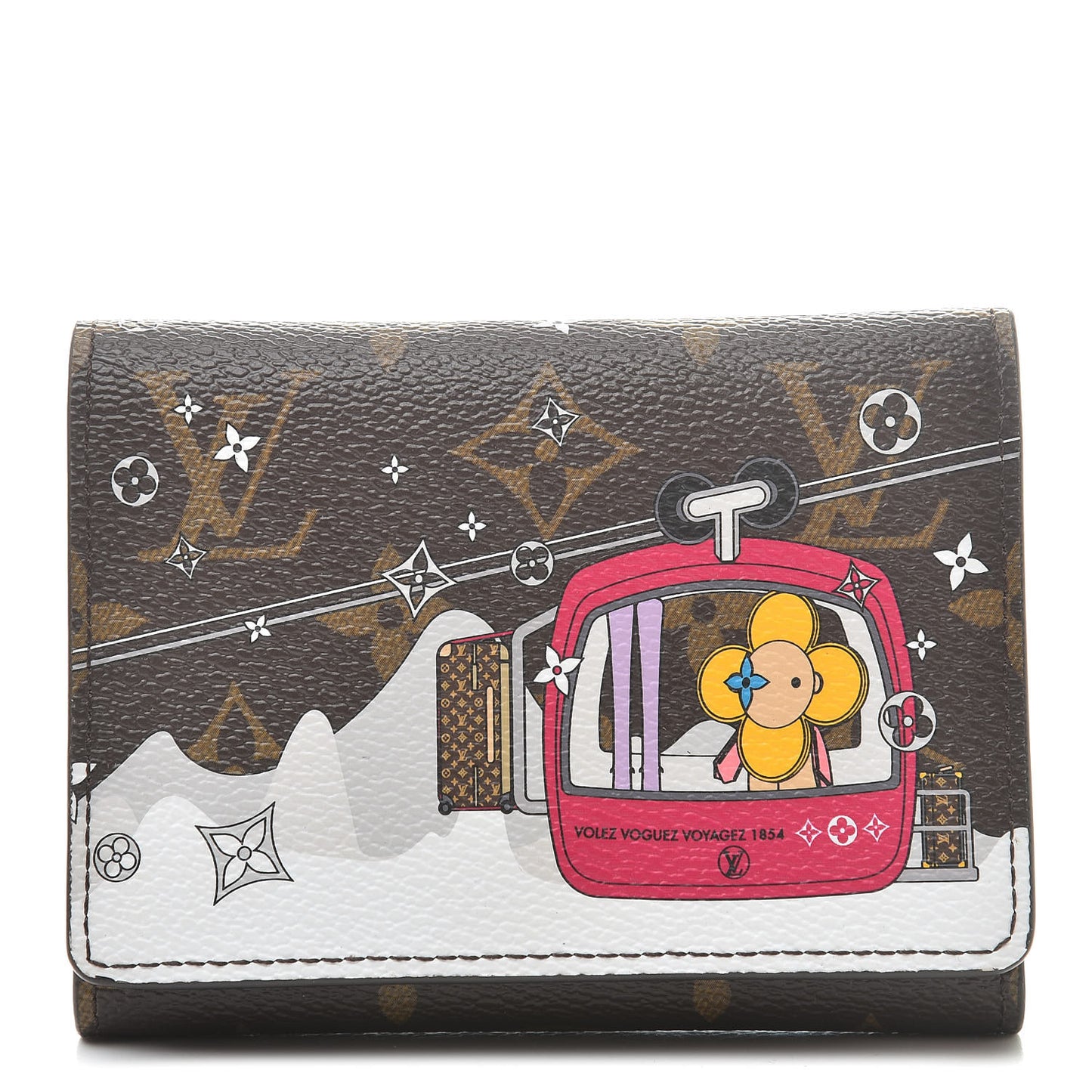 Monogram 2019 Christmas Animation Victorine Wallet Fuchsia