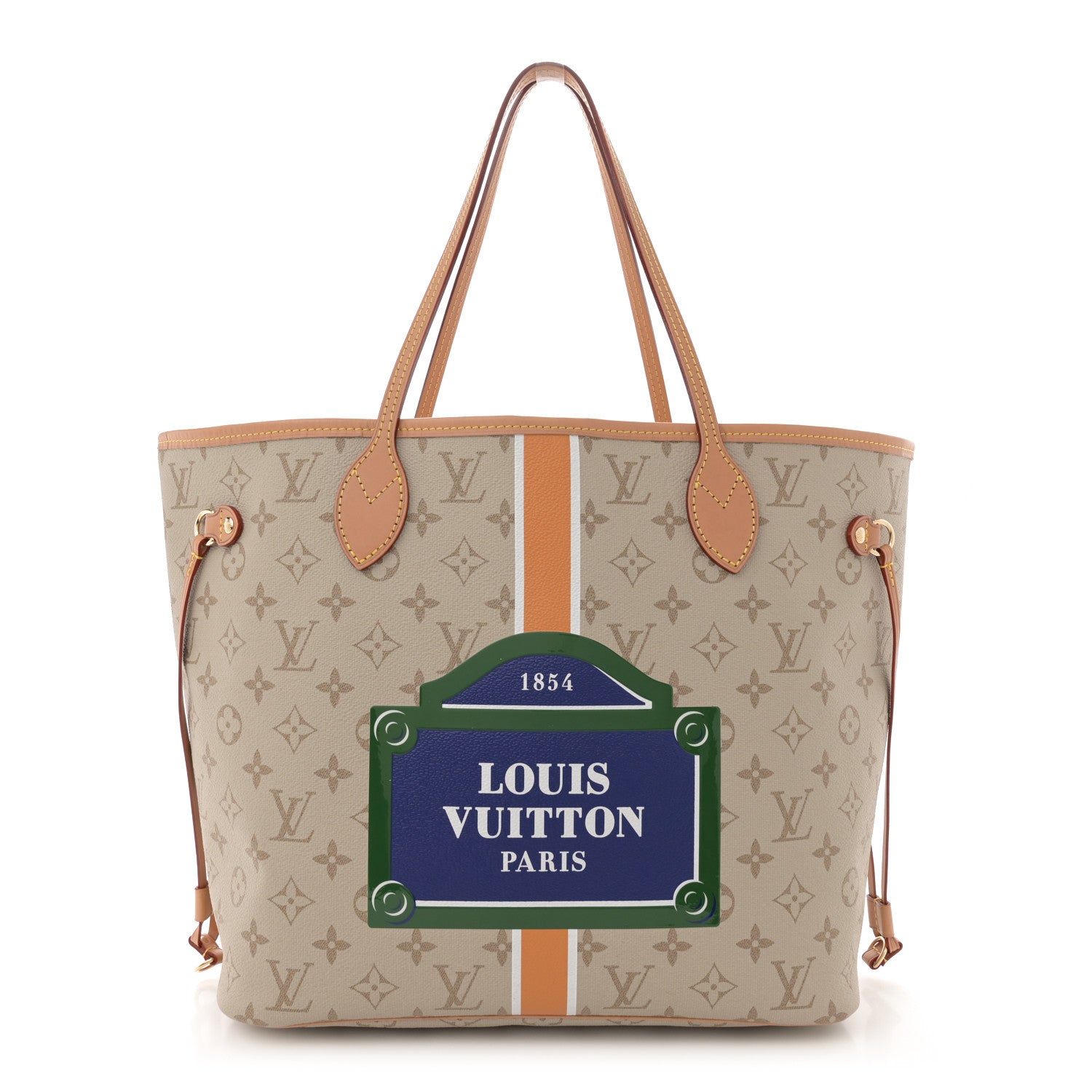 Louis Vuitton Monopaname Neverfull MM Beige Ocher 1 of 10