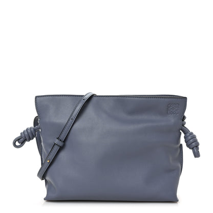 Loewe Calfskin Mini Flamenco Knot Bag Indigo Tan 1 of 8