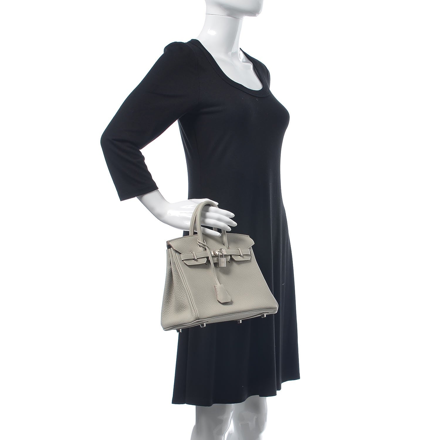 Hermes Togo Birkin 25 Gris Perle 2 of 33