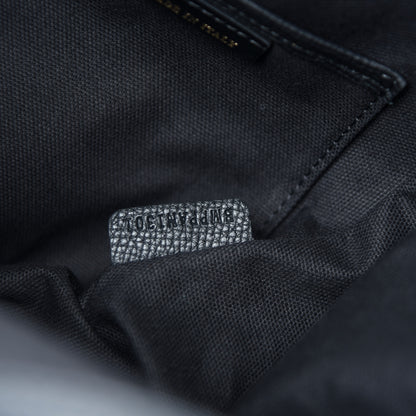 Burberry Grainy Calfskin House Check Small Canterbury Black 10 of 11