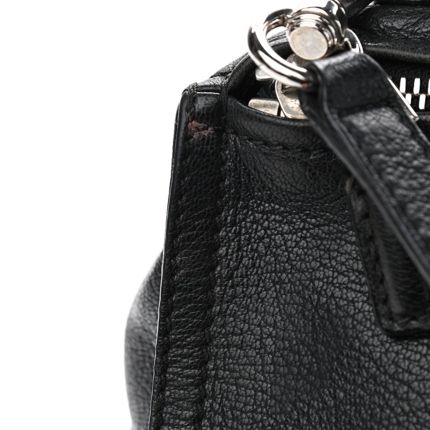 Sugar Goatskin Small Pandora Black