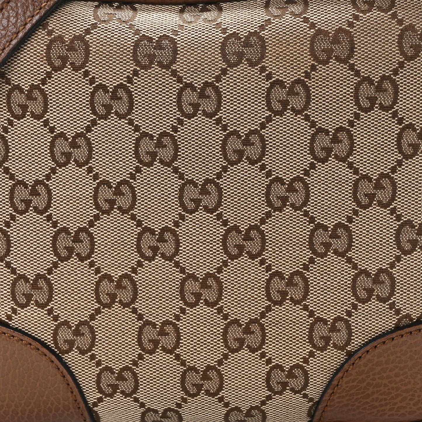 Monogram Mini Bree Messenger Bag Beige Tabacco