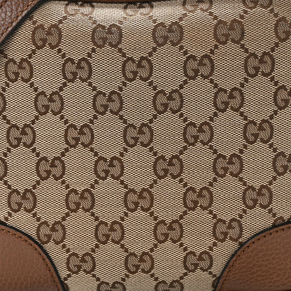 Gucci Monogram Mini Bree Messenger Bag Beige Tabacco 8 of 15