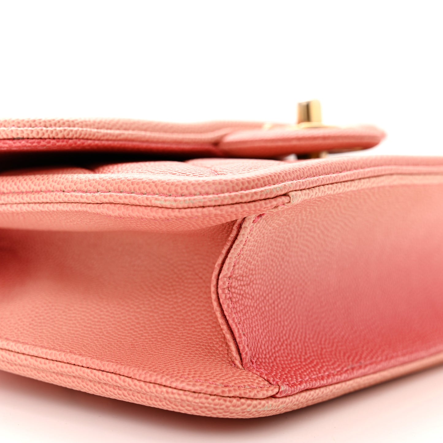 Caviar Quilted Sunset On The Sea Waist Bag Coral