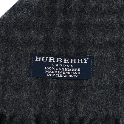 Burberry Cashmere Classic Check Fringe Scarf 3 of 3