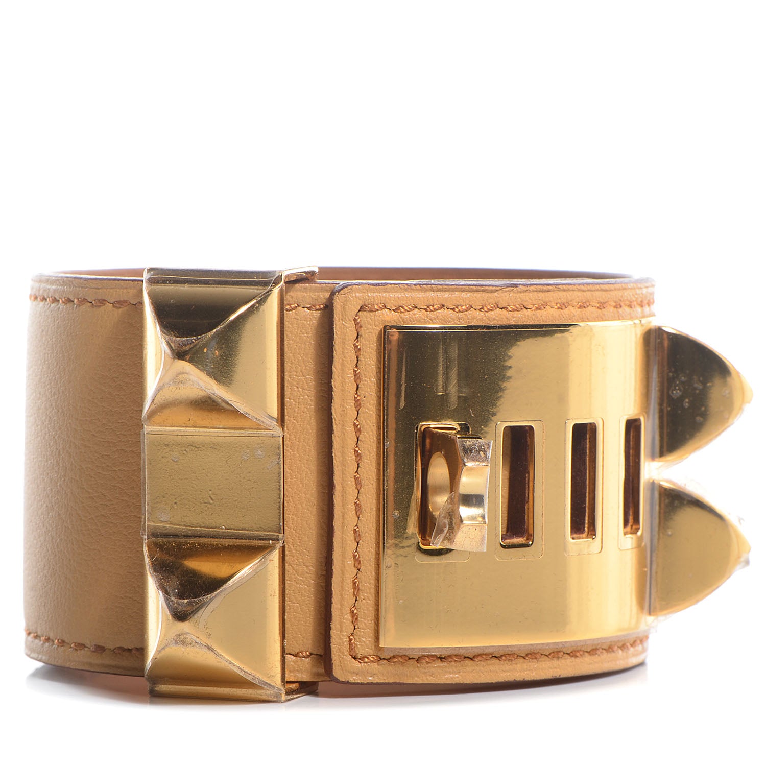 Hermes Swift Collier de Chien CDC Small Bracelet Curry 3 of 7