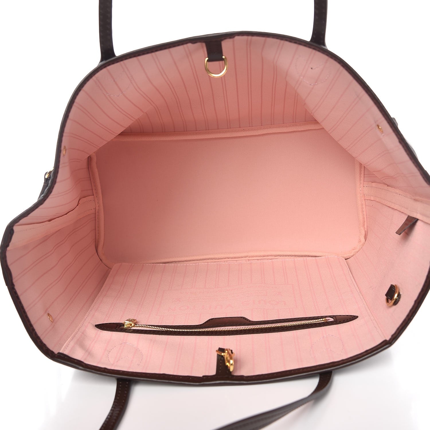 Louis Vuitton Damier Ebene Neo Neverfull MM Rose Ballerine 5 of 8