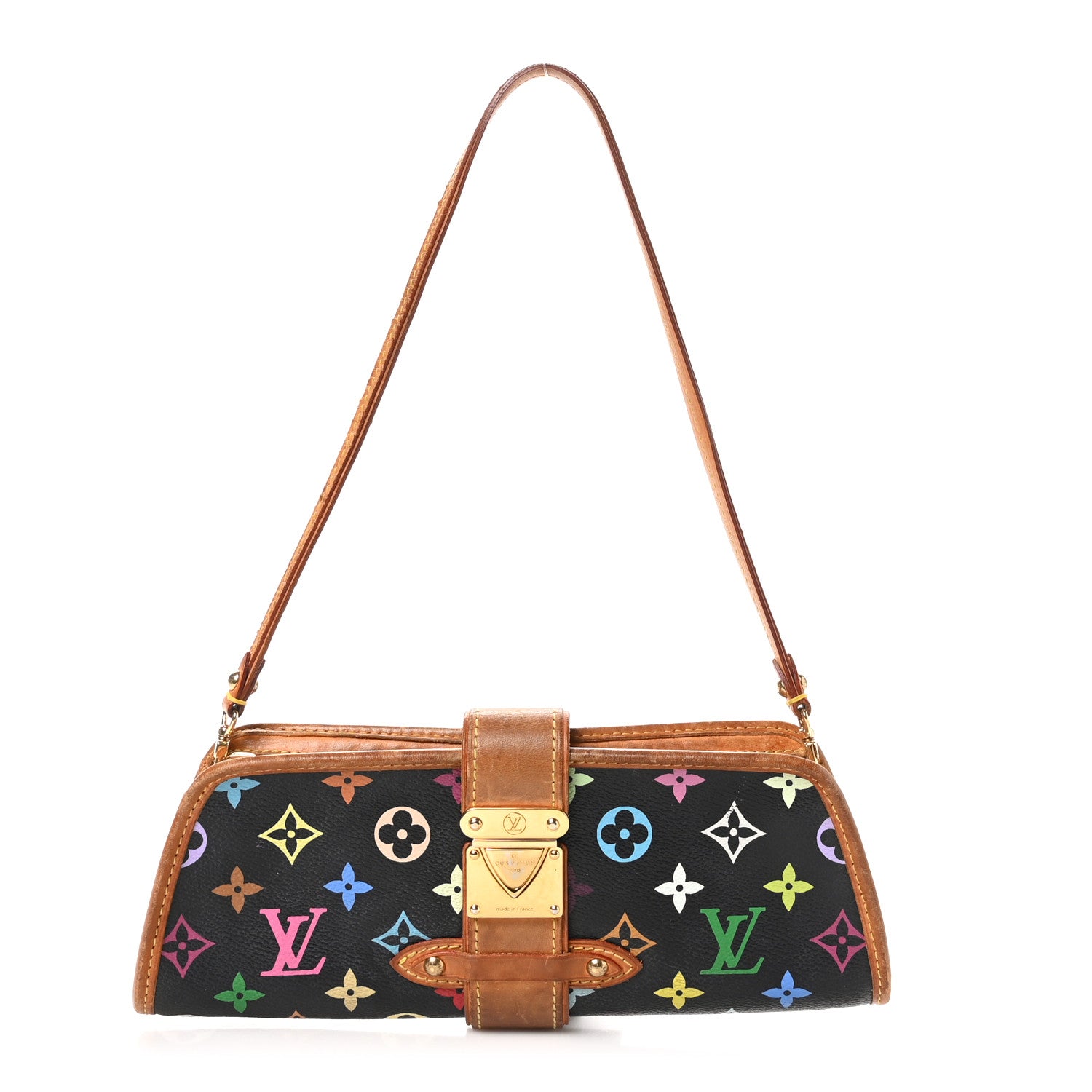 Louis Vuitton Monogram Multicolor Shirley Black 1 of 10
