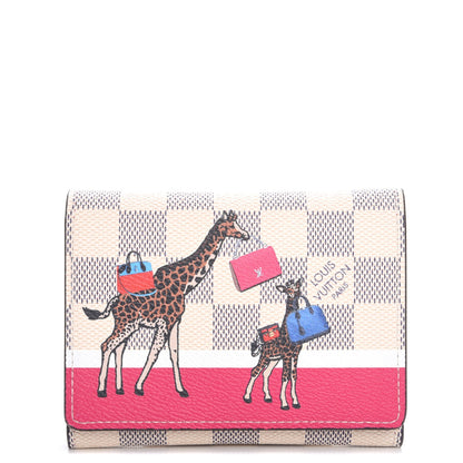 Louis Vuitton Damier Azur 2017 Christmas Animation Victorine Wallet 1 of 7