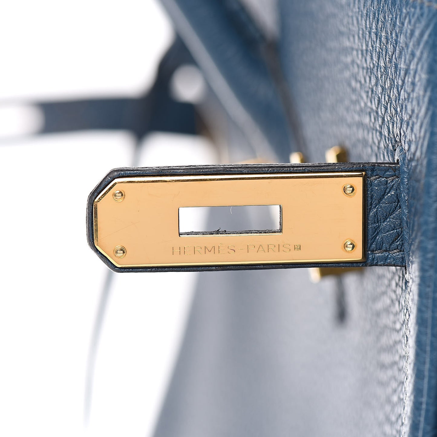 Togo Birkin 35 Bleu De Prusse