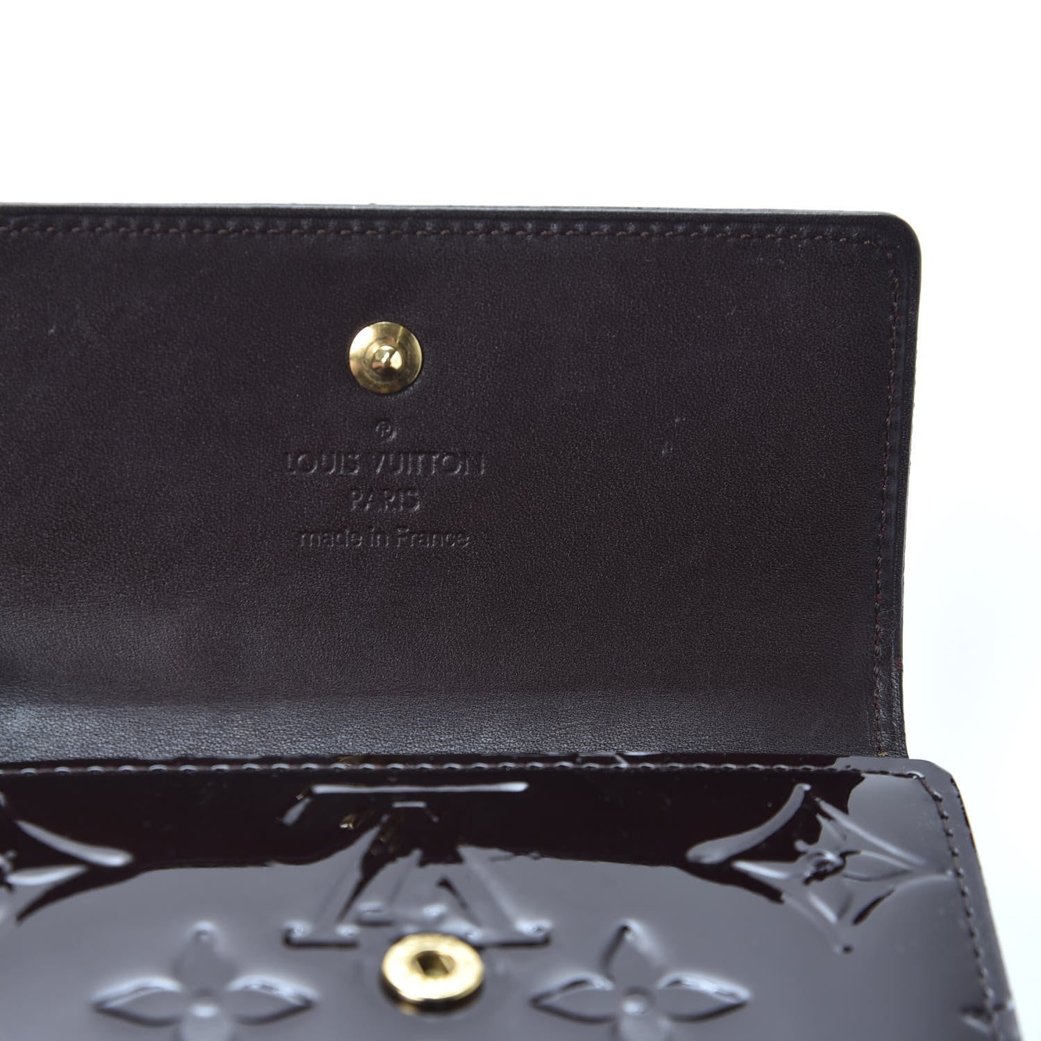 Louis Vuitton Vernis Elise Wallet Amarante 7 of 9