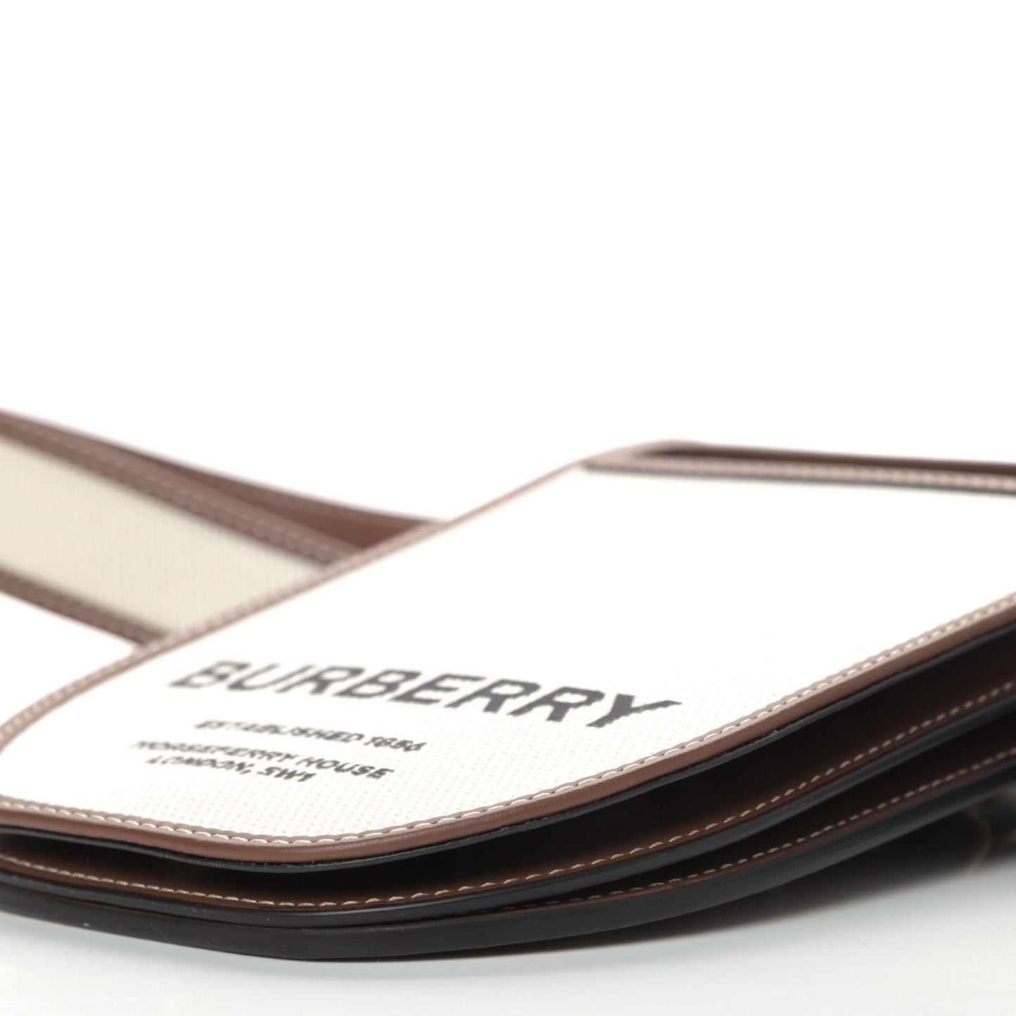 Canvas Smooth Calfskin Olympia Belt Bag Natural