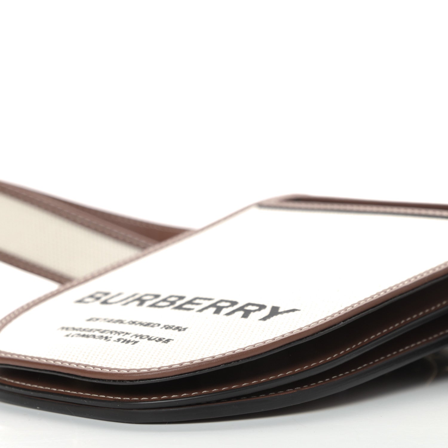 Burberry Canvas Smooth Calfskin Olympia Belt Bag Natural 9 of 14