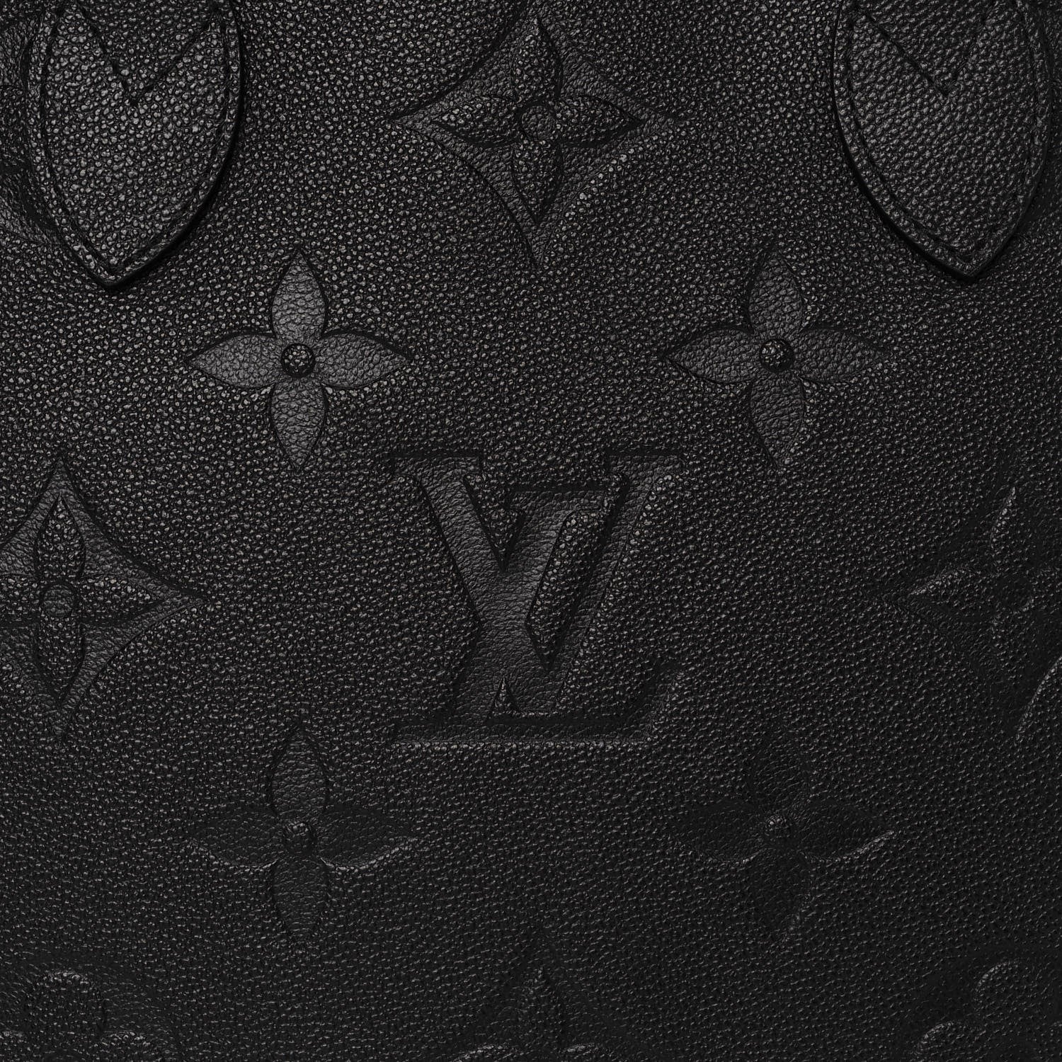 Louis Vuitton Empreinte Monogram Giant Neverfull MM Black 7 of 13