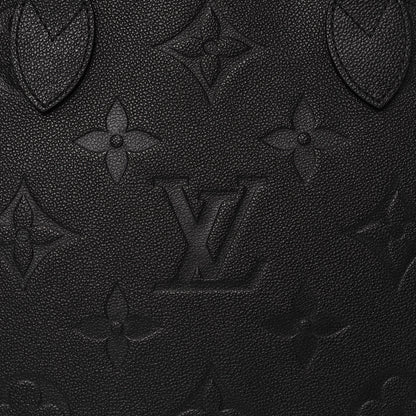 Louis Vuitton Empreinte Monogram Giant Neverfull MM Black 7 of 13