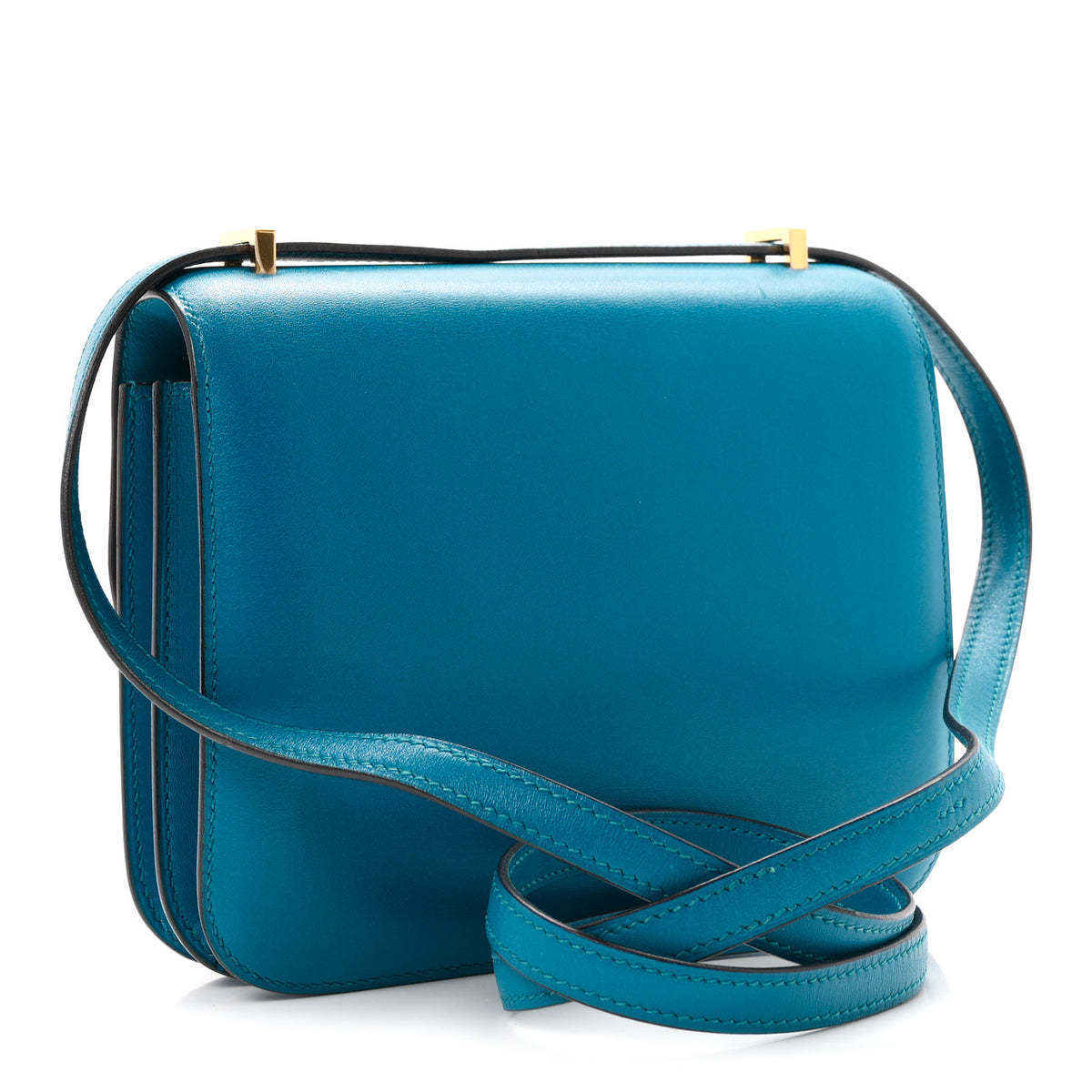 Hermes Tadelakt Constance 18 Bleu Izmir 3 of 10