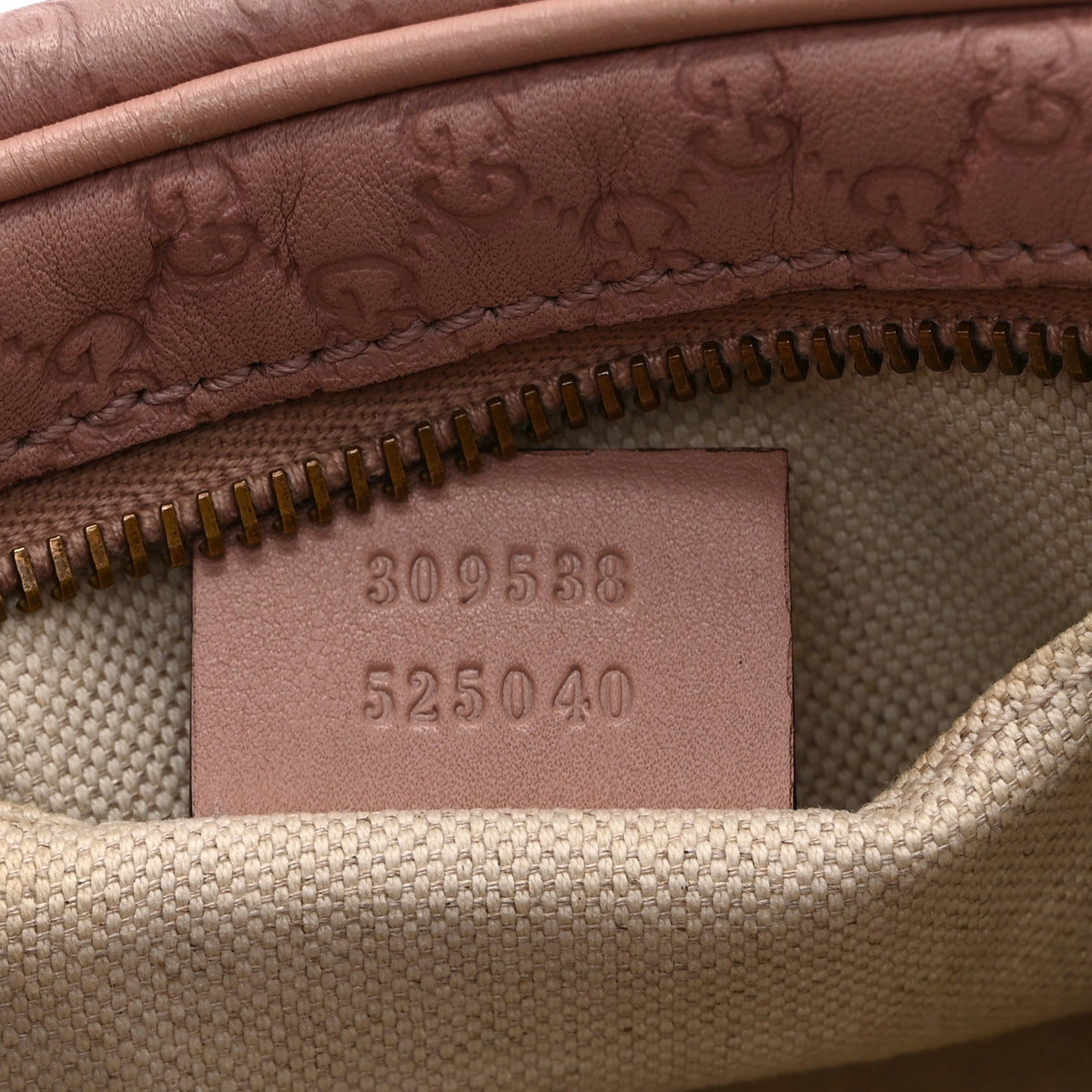 Microguccissima Sunshine Disco Crossbody Bag Light Pink